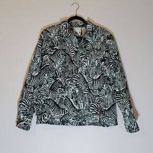 Alfred Dunner Kenya Zebra Jacket, Size 16
